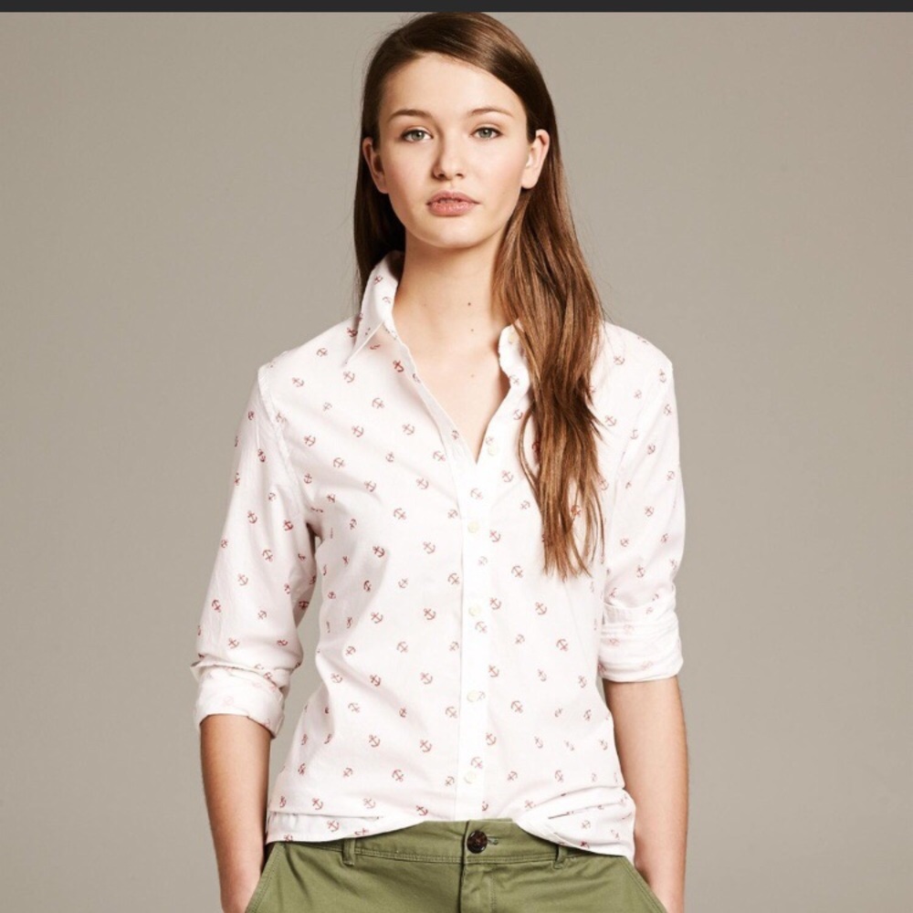❗️Sale ❗️Banana Republic Soft Wash Shirt - Picture 1 of 6